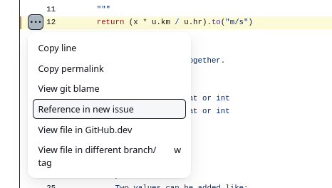 Highlighting a line in GitHub