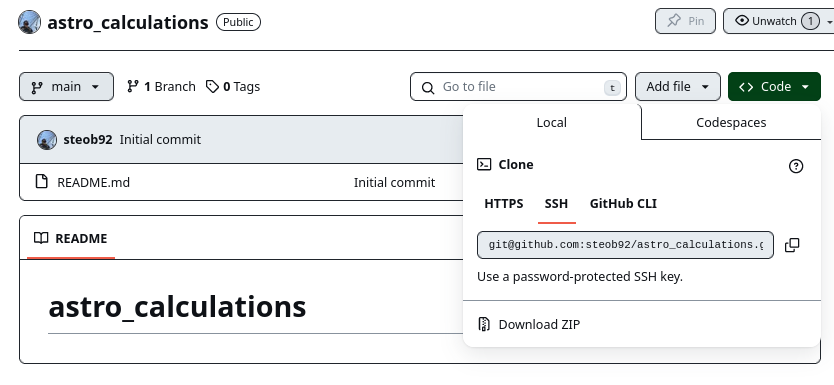 Get the remote origin url